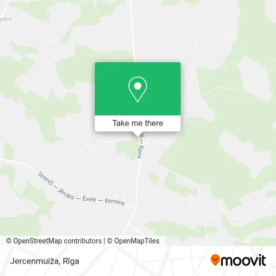 Jercenmuiža map
