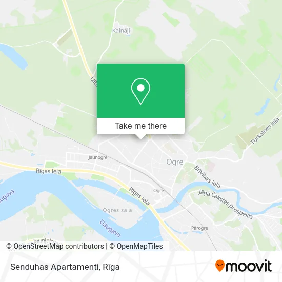 Senduhas Apartamenti map