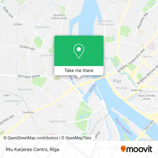 Rtu Karjeras Centrs map