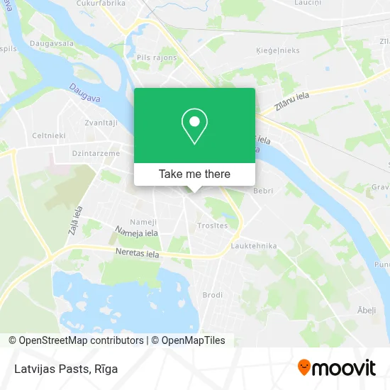 Latvijas Pasts map