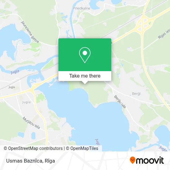 Usmas Baznīca map
