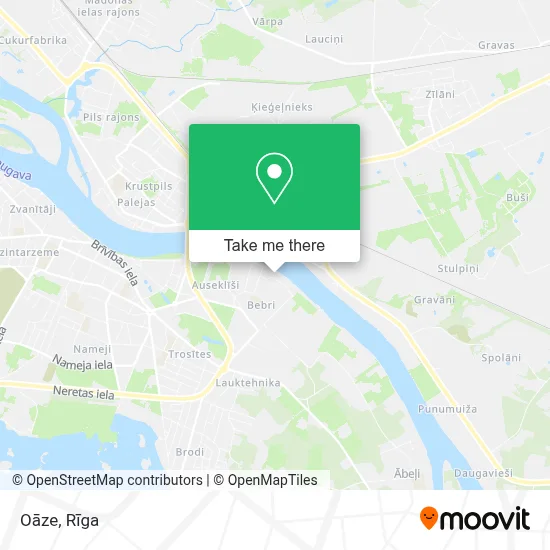 Oāze map
