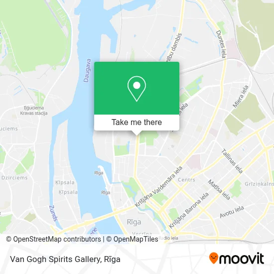 Van Gogh Spirits Gallery map