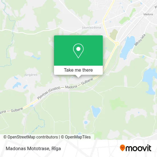 Madonas Mototrase map