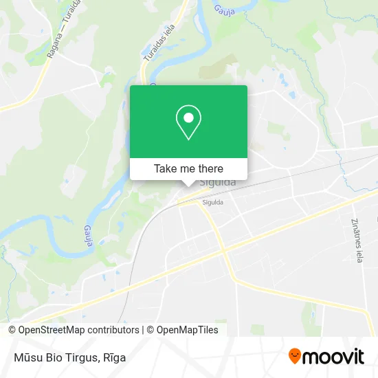 Mūsu Bio Tirgus map