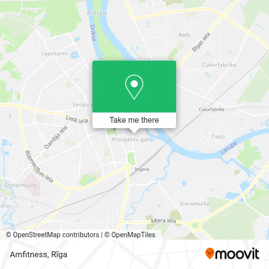 Amfitness map