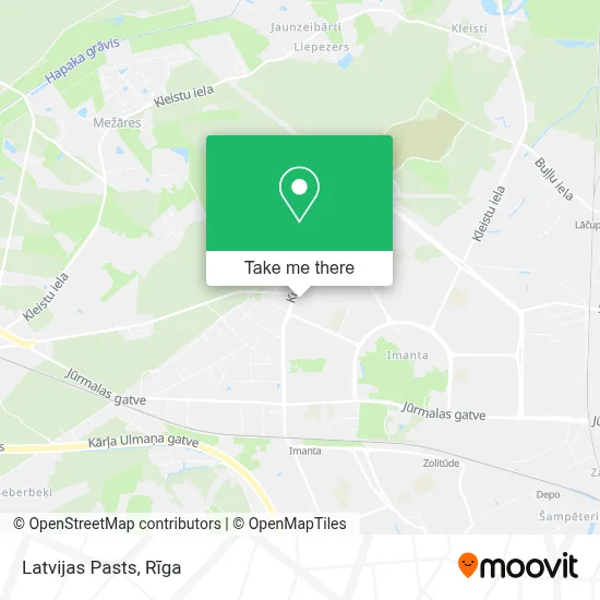 Latvijas Pasts map