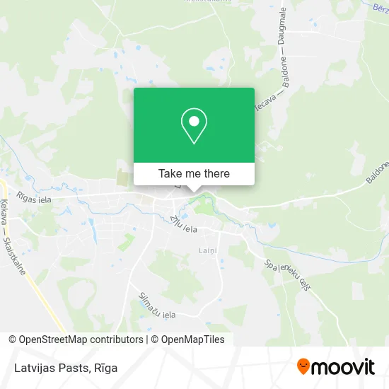 Latvijas Pasts map