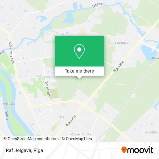 Raf Jelgava map