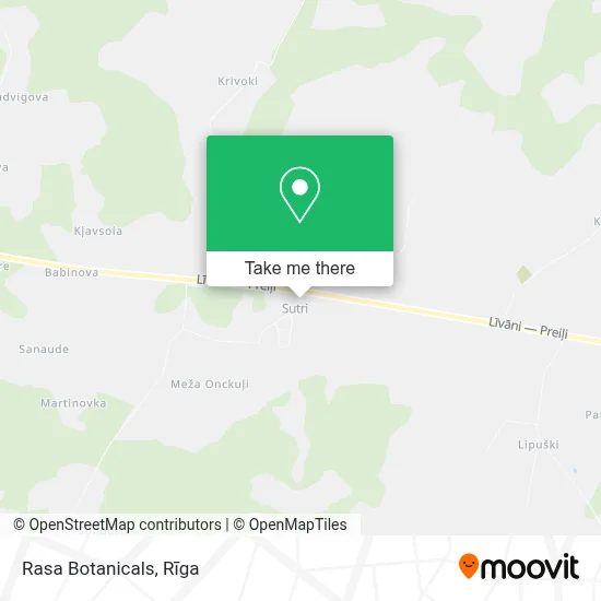 Rasa Botanicals map