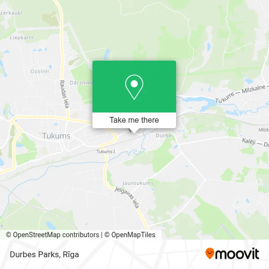 Durbes Parks map