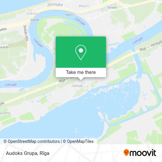 Audoks Grupa map