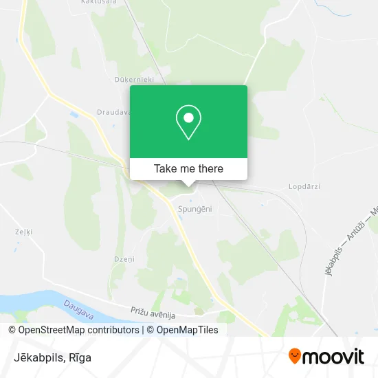 Jēkabpils map