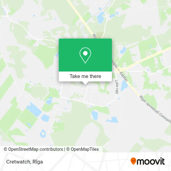 Cretwatch map