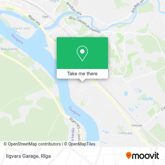 Ilgvars Garage map