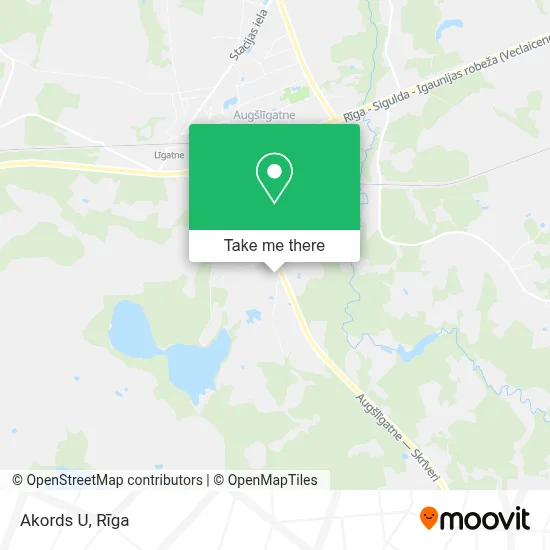 Akords U map