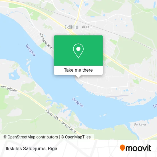 Ikskiles Saldejums map