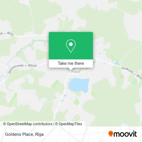 Goldens Place map