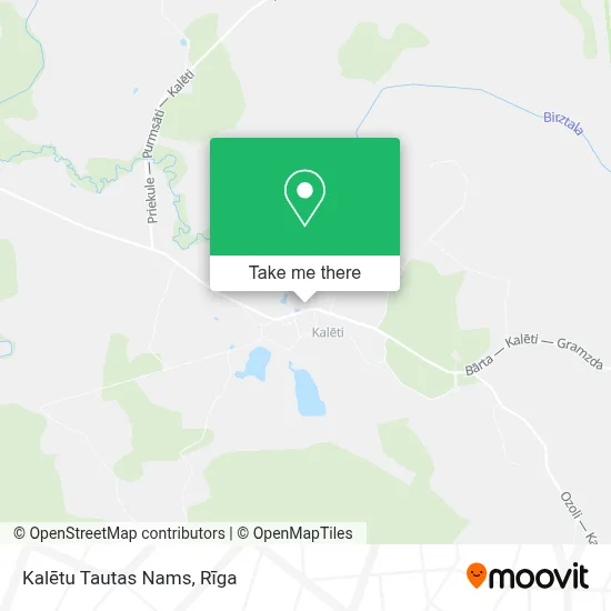 Kalētu Tautas Nams map