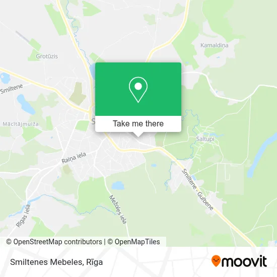 Smiltenes Mebeles map