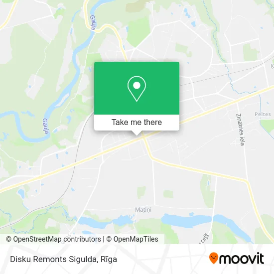 Disku Remonts Sigulda map