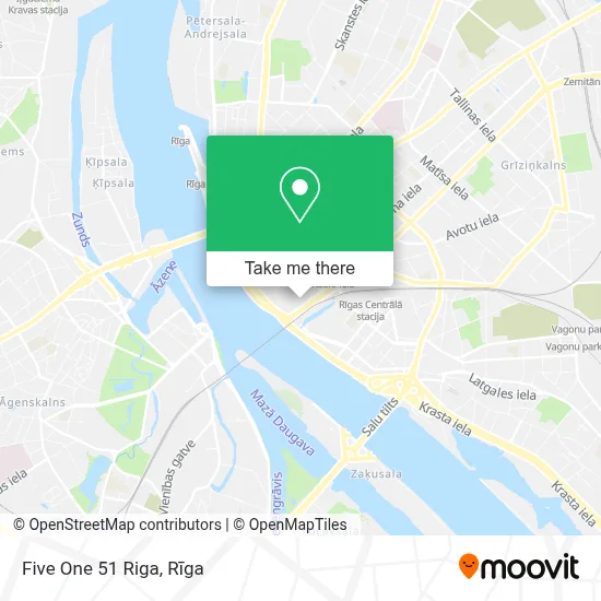 Five One 51 Riga map