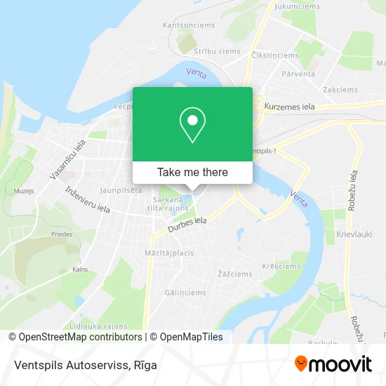 Ventspils Autoserviss map