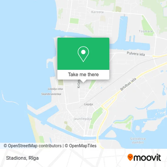 Stadions map