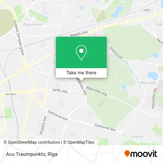 Acu Traumpunkts map