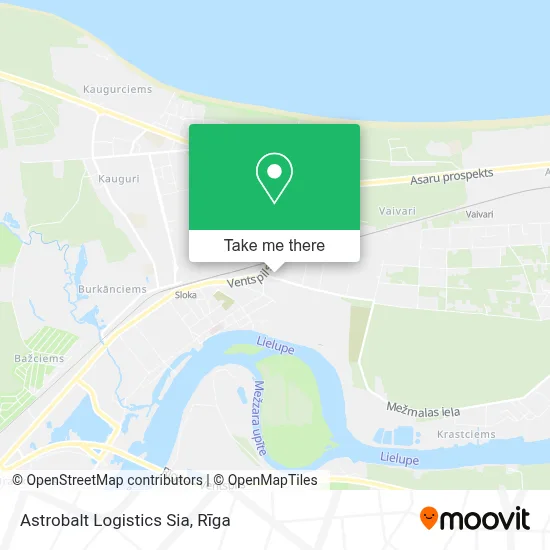 Astrobalt Logistics Sia map