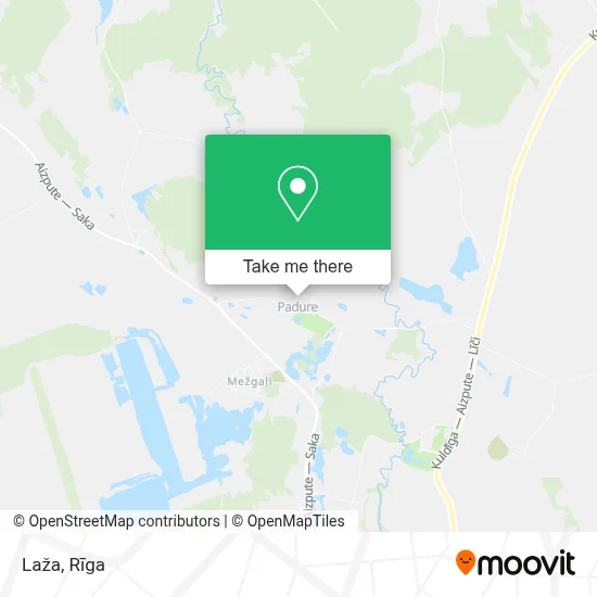 Laža map