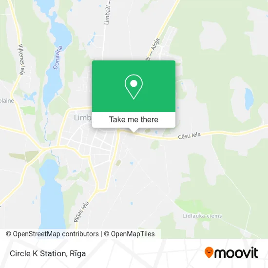 Circle K Station map
