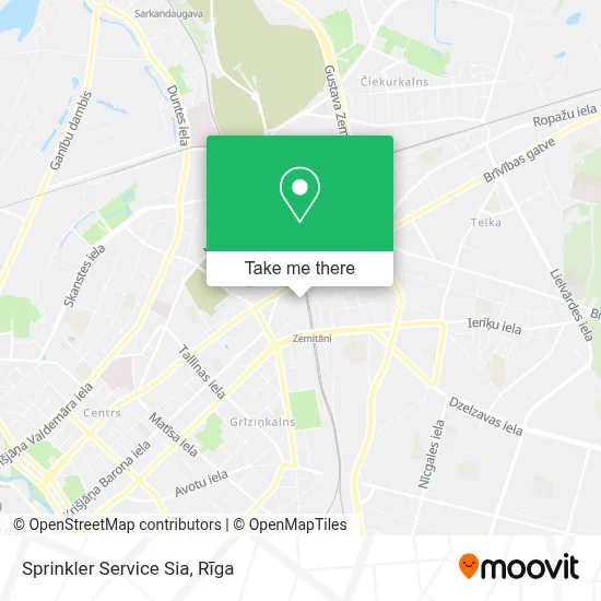 Sprinkler Service Sia map