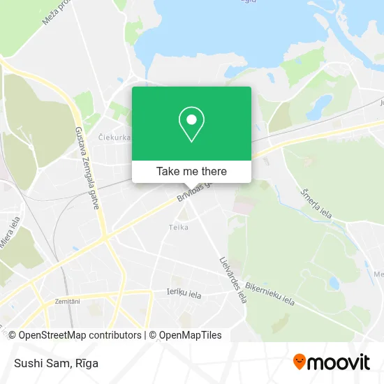 Sushi Sam map