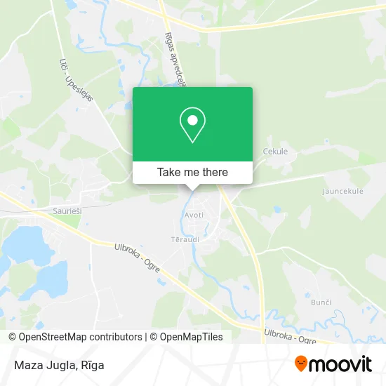 Maza Jugla map