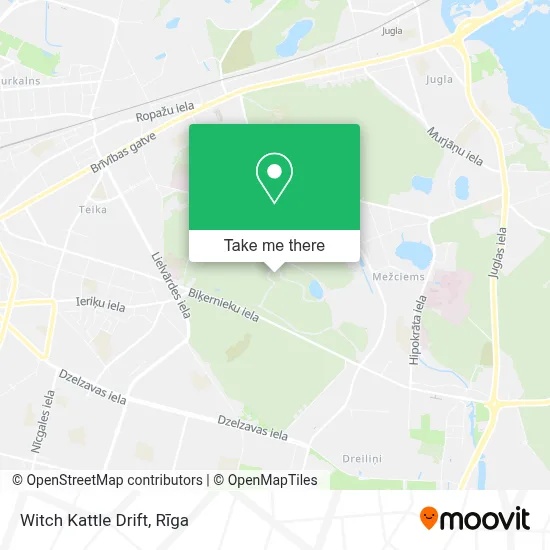 Witch Kattle Drift map