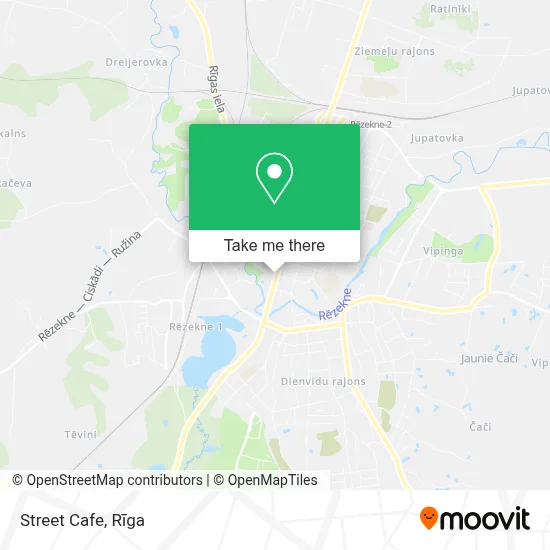 Street Cafe map