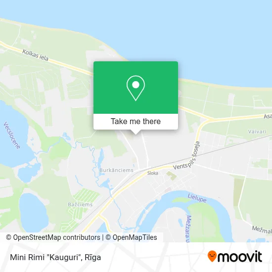 Mini Rimi "Kauguri" map