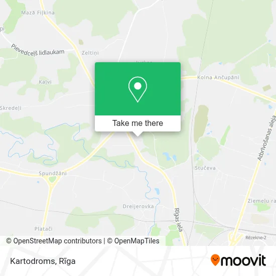 Kartodroms map