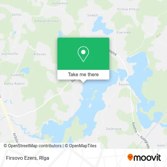 Firsovo Ezers map