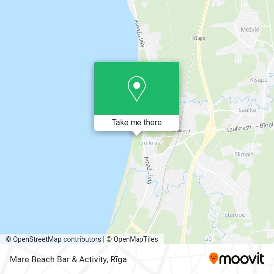 Mare Beach Bar & Activity map