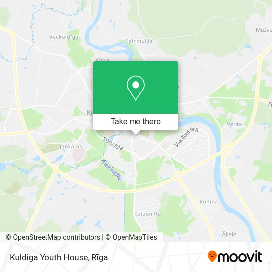 Kuldiga Youth House map