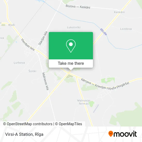 Virsi-A Station map