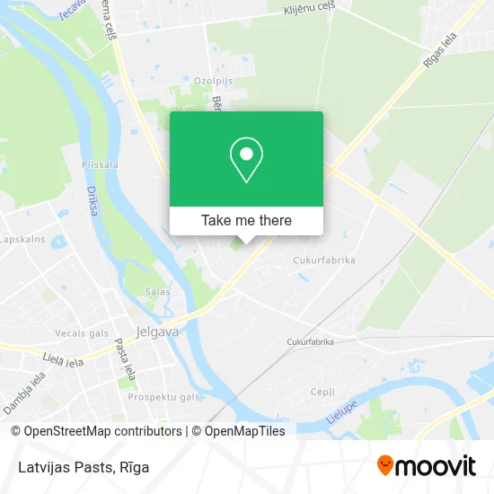 Latvijas Pasts map