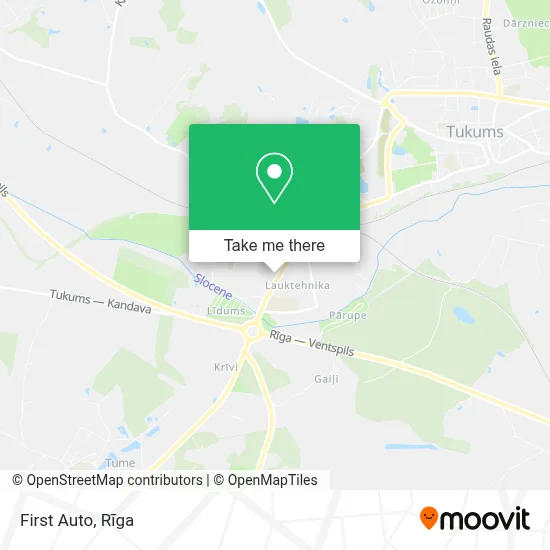 First Auto map