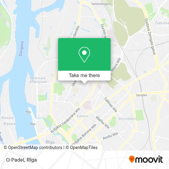 O-Padel map