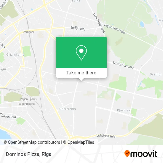 Dominos Pizza map