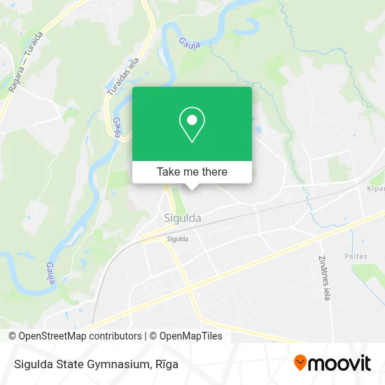 Sigulda State Gymnasium map