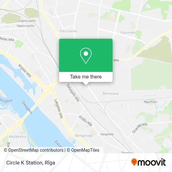 Circle K Station map