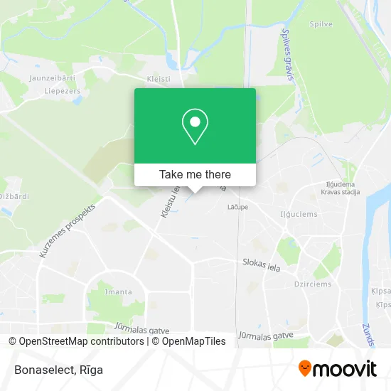 Bonaselect map